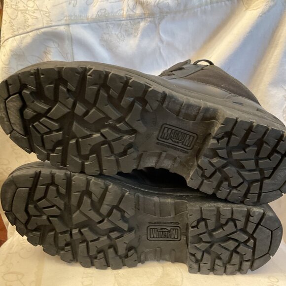 MAGNUM 3D2 STEALTH LEATHER BLACK CAMBRELLE COMFORT LINING MILITARY BOOTS 11.5 Sz - Picture 8 of 15